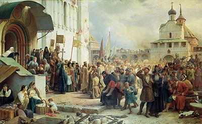 В. П. Верещагин. Осада Троице-Сергиевой лавры в 1608 году. 1891