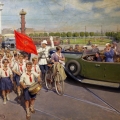 Владимиров И. Интуристы в Ленинграде, 1937
