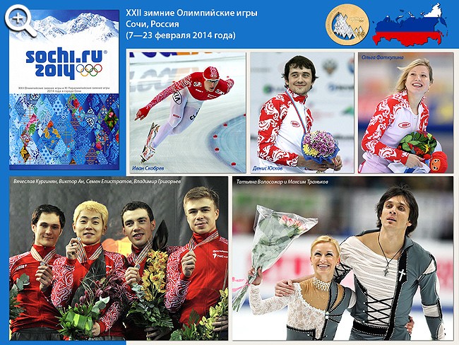Российские спортсмены-участники Олимпиады в Сочи